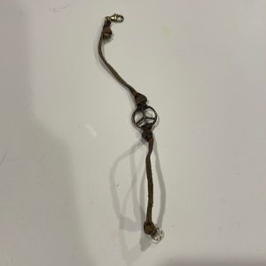 Peace sign bracelet